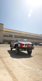 Cybertruck Large Scraperboard Front View