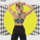 Mdernradster Yoga Couture Longline Sports Bra - Green